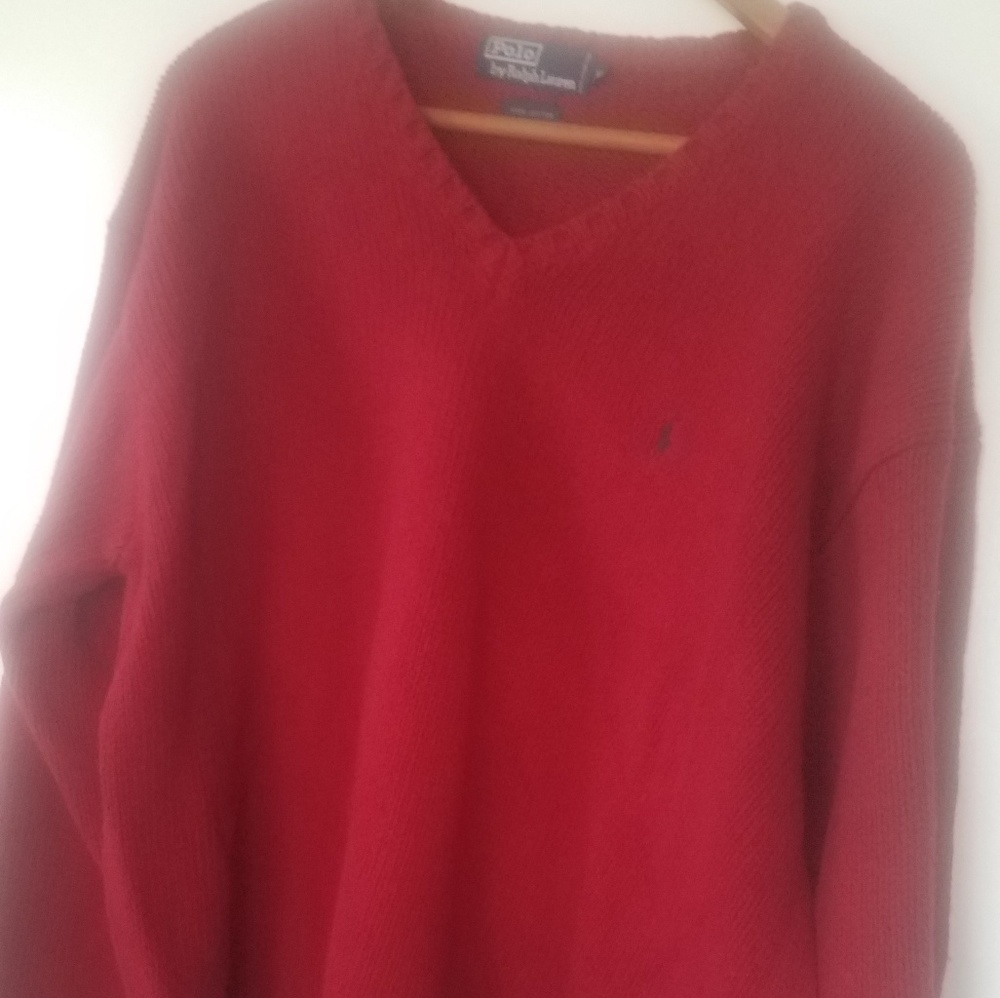 Maroon Polo sweater